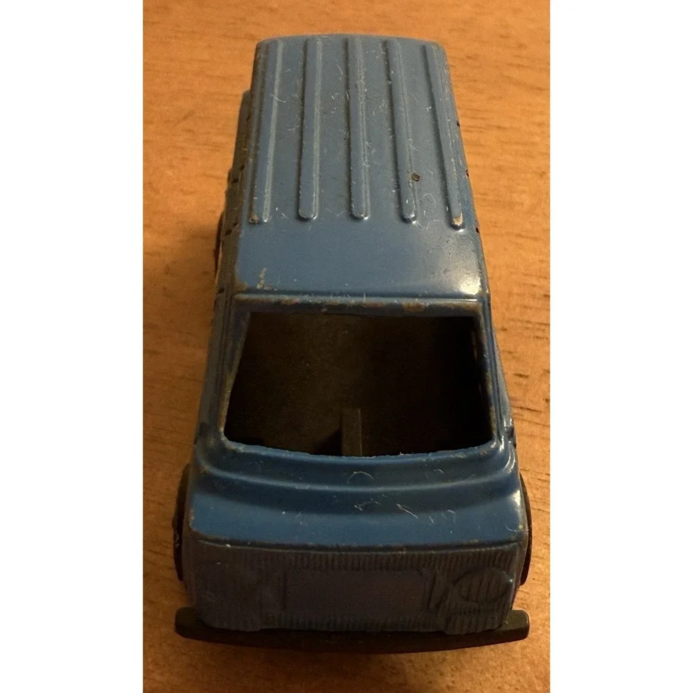 Vintage Tootsietoy‎ Blue Dodge Van Cherry Bomb Vehicle Diecast Car Toy Tootsie